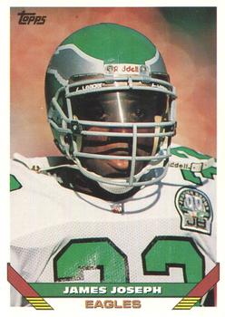 James Joseph Philadelphia Eagles 1993 Topps NFL #596